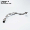 Hond MSX 125 MSX125 Motorcycle Exhaust System Front Header Link Connect Tube Stainless Steel Muffler Pipe for 2013-2018 Boxed