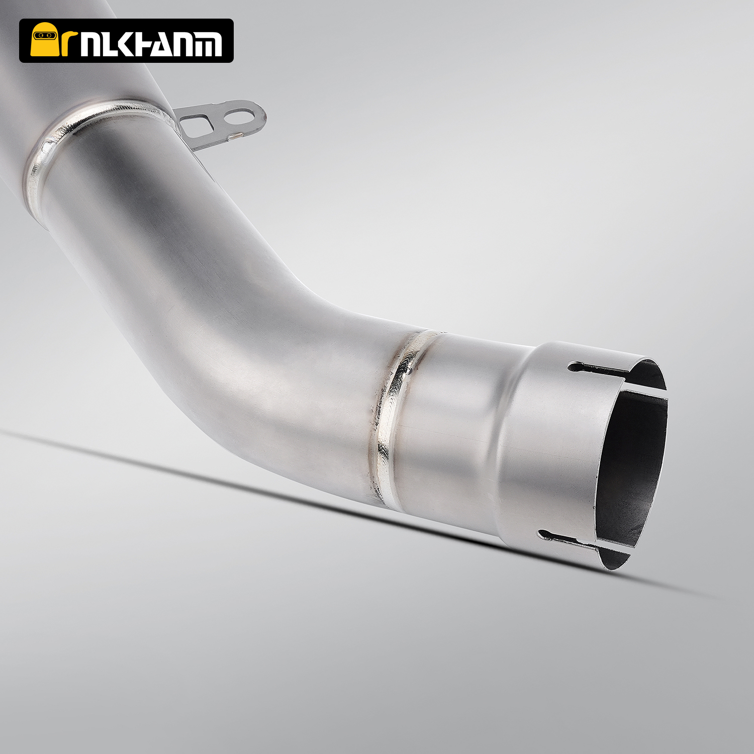 For Zx10r ZX-10R Motorcycle Exhaust Modified Titanium Alloy Integrated Middle Tail Carbon Tip Muffler Connect Original