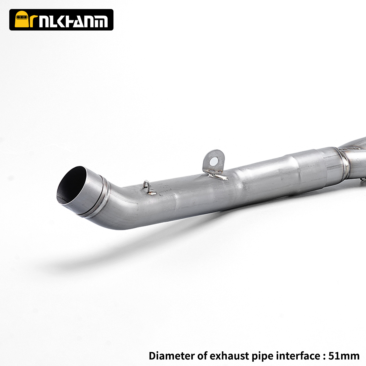 Motorcycle Exhaust Escape Moto Modified Titanium Alloy Full Systems for Kawasa Z800 Front Link Pipe Exhaust Elbow 51MM Tube