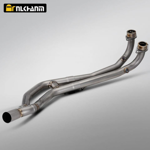 Second Generation AK550 Full Titanium Alloy Motorcycle Exhaust System Modification New Condition Front Section for Motorcycles