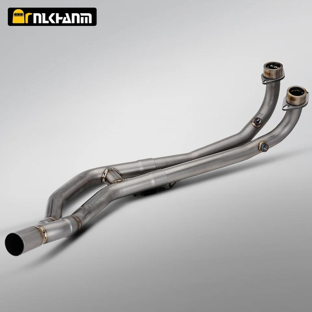 Second Generation AK550 Full Titanium Alloy Motorcycle Exhaust System Modification New Condition Front Section for Motorcycles