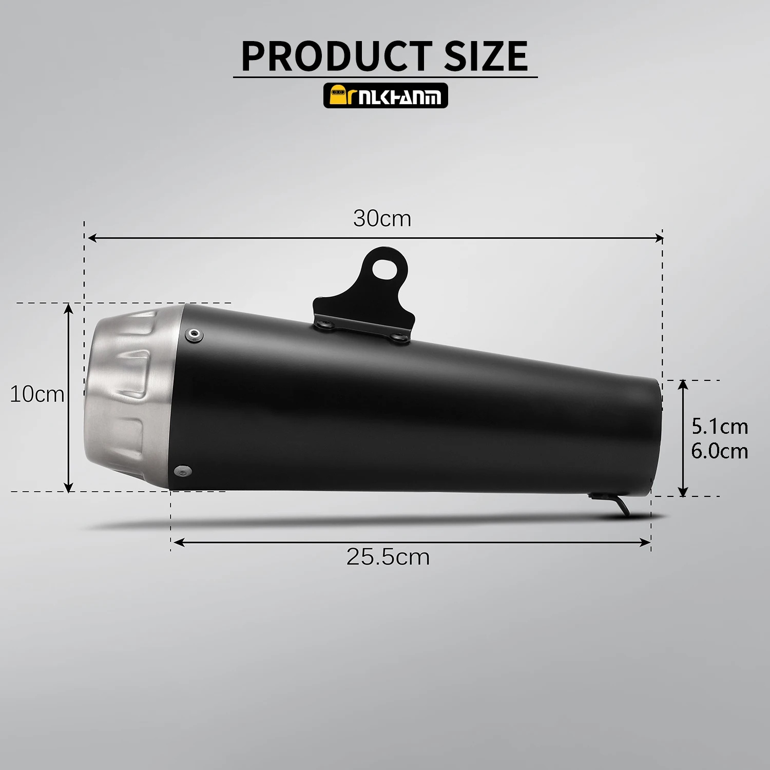 motorcycle exhaust pipe muffler 60mm