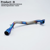 Yama SMAX155 FORCE155 Motorcycle Exhaust Header Tube 51mm Interface Front Link Pipe Escape Stainless Steel New Condition Boxed