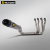 GSX-S1000 Full Titanium Alloy Motorcycle Exhaust System with for SC Project Escape Muffler Carbon Material for Suzuki GSX-S1000