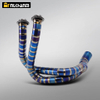 For CFMOTO 400/650NK Titanium Alloy Exhaust System New Condition Motorcycle Muffler Front Section Steel for CFMOTO 400NK 650NK