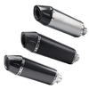 Universal 51mm SC Stainless Steel Carbon Fiber Motorcycle Exhaust System New 480mm Muffler for R6 MT09 Ninja GSX CB CBR300
