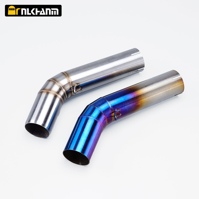 Motorcycle GSXR 600 750 K6 K7 Exhaust Middle Link Pipe Muffler Escape Section Adapter Tube for GSXR 600 750 K6 K7