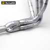 Kawasa Z1000 2010-21 Titanium Alloy System Escape Slip Tube 51mm Interface Front Link Pipe New Motorcycle Exhaust Optional Slip