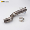 2020-2024 F900 Motorcycle Exhaust System Modification Titanium Alloy Mid Link Pipe New Condition Stainless Steel Material