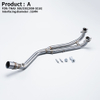 New Condition Stainless Steel 51mm Motorcycle Exhaust Muffler Elbow for YAMA T-Max 500 T-Max 530 Motorcycle Exhaust System