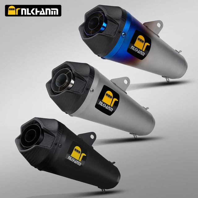 51mm Stainless Steel Carbon Fiber Motorcycle Exhaust System Modified Arrow Slip Escape Muffler for ZX4R ZX6R CBR650R R6