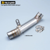 RSV4 Street Motorcycle Exhaust System New Condition 60mm Inlet Diameter Stainless Steel 42cm Middle Link Exhaust Pipe