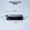 Custom Size Universal Motorcycle Exhaust System Yoshimura Escape Muffler with DB KillerZ900 ZX4R MT07 CBR650 R3 250RR