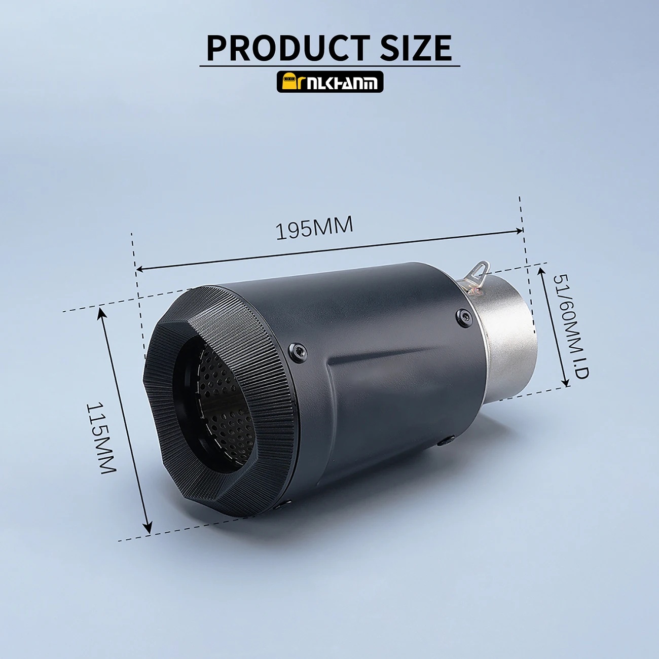 Fiber Exhaust Muffler Modified 