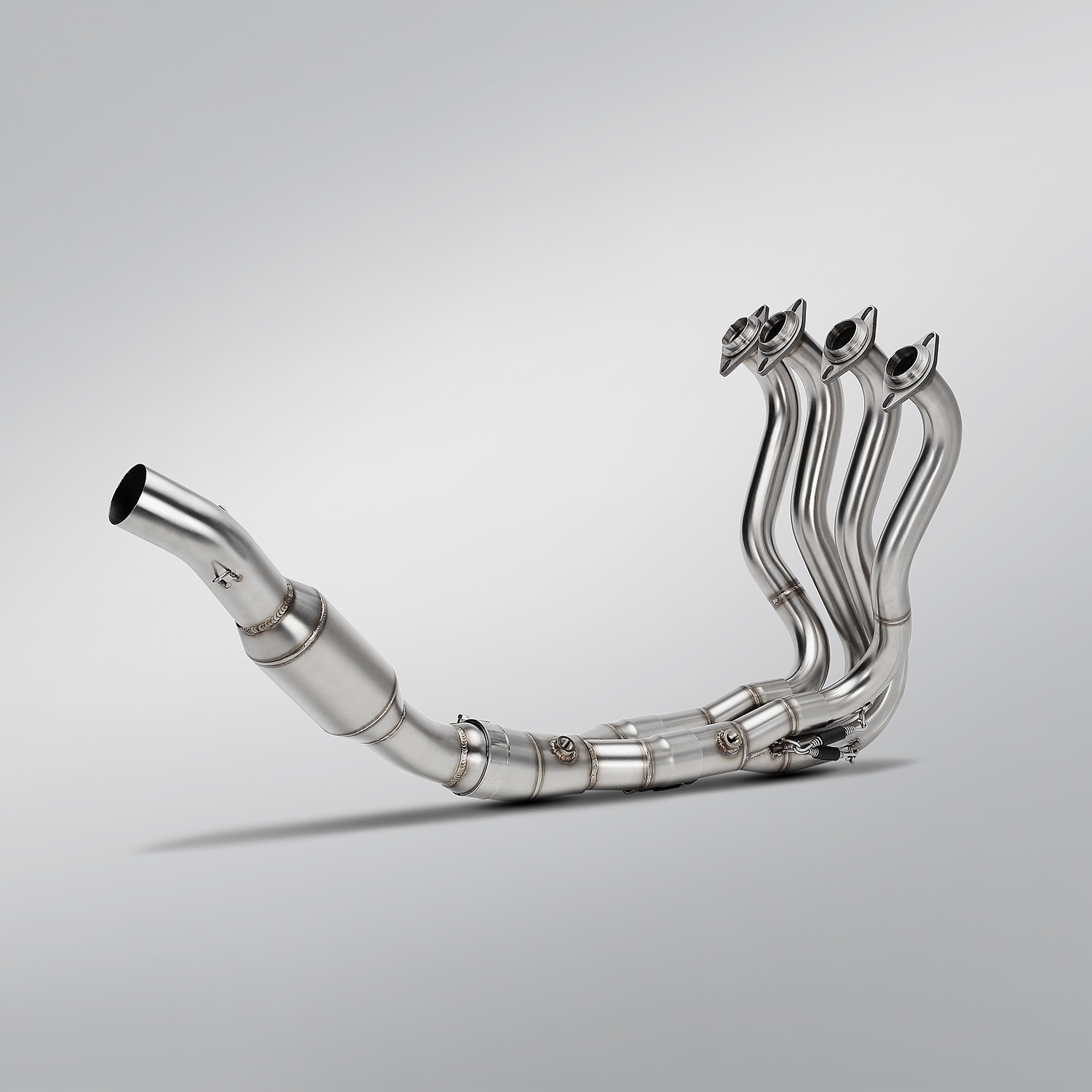 For ZX6R ZX-6R 2023-2024 Motorcycle Exhaust System Modified Escape Titanium Alloy Front Middle Link Pipe 51mm