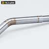 Yama YZF R125 R15 V3 R15 MT125 2008 2019 Steel Motorcycle Exhaust Muffler Front Middle Link Pipe Escape Muffler 51MM