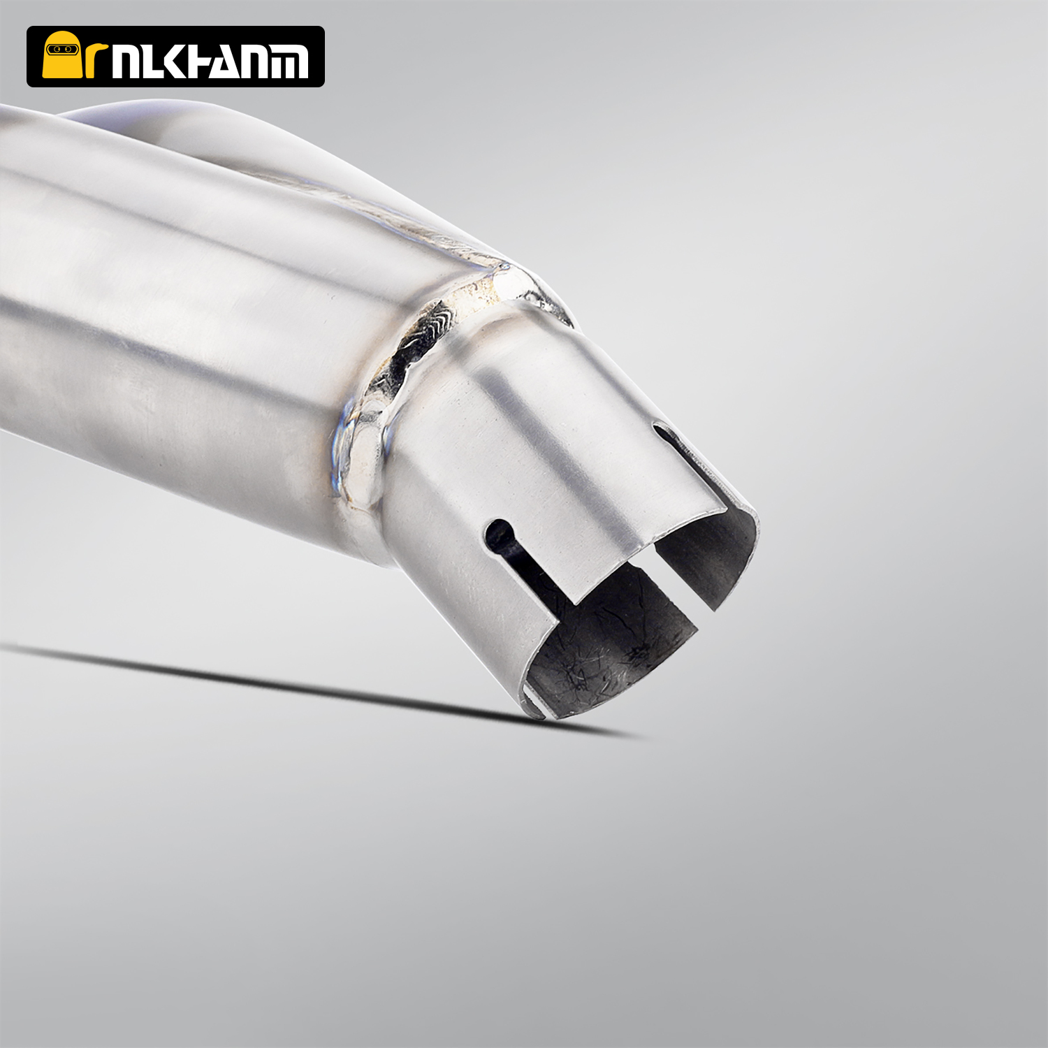 NlkHanm Titanium Alloy Honeycomb Forged Motorcycle Exhaust Kit slip on Racing Line Escape Moto Modified for Kawasaki Z900
