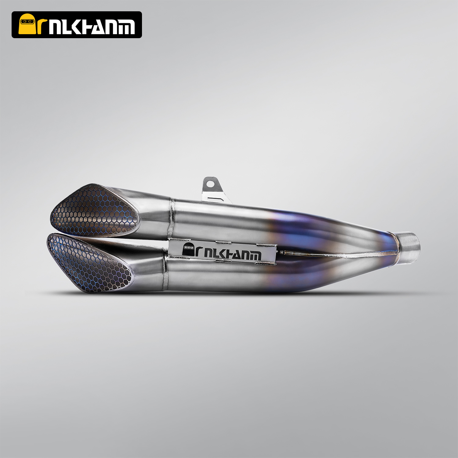 NlkHanm Titanium Honeycomb Forged Motorcycle Exhaust Kit slip on Line for Kawasaki Zx6r 636 ZX6R ZX-6R 2021-2024