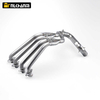 Titanium Alloy Mufflers for Hon CB650R/CBR650F Full Moto Exhaust System with Movabile Front Link Pipe Packed in Box