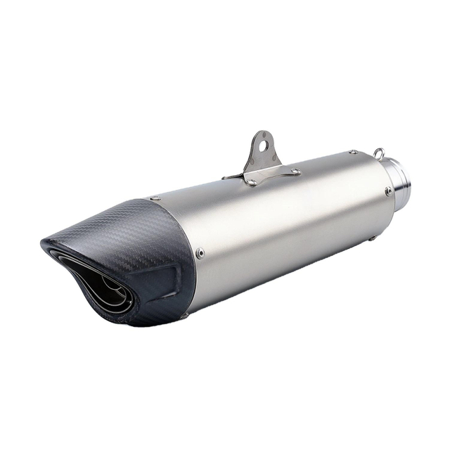 High Quality Carbon Off-Road Motorcycle Exhaust Muffler Modified ZARD ZX6R Z900 CBR600 GSX750 R6 New Condition Boxed Packaging