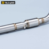Slip-On Stainless Steel Motorcycle Exhaust Escape Moto Muffler Front Middle Link Pipe for YAMAHA YZF-R125 YZF R15 V3 R125