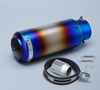 Universal 51mm 60mm Motorcycle Exhaust Pipe Motorcycle for YZF R6 R15 R3 MT07 ZX6r Z800 Z900 MT09 FZ09 Z400