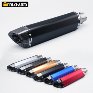 Universal 36-51mm Stainless Steel Motorcycle Exhaust Muffler DB Killer Compatible MSX125 CRF230 R15 MT07 Z650 470MM-New