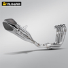 Full Exhaust System Modified Titanium Alloy Motorcycle Double Exit Muffler Slip on Front Pipe for S1000R 21-24 S1000RR 19-24