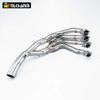 New 51MM Stainless Steel Motorcycle Exhaust System Escape Slip-On Front Tube Link Pipe Connect for YAMA YZF-R6 2006-2020