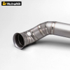 For KTM Duke 690 2012-2018 Motorcycle Exhaust Escape Muffler with Slip-On Tit Middle Link Pipe Condition New