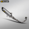 ZONTES 368G/E Compatible Titanium Alloy Exhaust System Full Section Modification with New AK Titanium Muffler