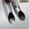 New Condition Titanium Alloy Full Section Exhaust Muffler Pipe for Bobber Motorcycle Stainless Steel Box Packing
