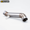 New Aprilia RSV4 Street Motorcycle Stainless Steel Muffler 60mm Inlet Diameter 42cm Middle Link Exhaust Pipe for 2009-2014