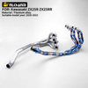 2020-2023 Kawasaki Ninja ZX-25R ZX25R Titanium Alloy Motorcycle Exhaust System Full 51mm Adapter New Modified Front Middle Link