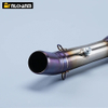 Yama MT07 FZ07 2014-2021 XSR700 Racing Motorcycle Exhaust Muffler New Split Slip-On Front Pipe Stainless Steel Box Packed