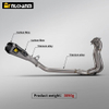 GSX-S1000 Titanium Alloy Motorcycle Exhaust System New Arrow Escape Muffler Carbon Material Modification for Suzuki GSX-S1000