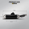 Yama T700 Tenere700 Original Exhaust System with Modified Iron and Steel Tail Pipe Carbon Cover AK Muffler