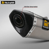 For CFMOTO 700MT Motorcycle Exhaust System Modification Mid Link Carbon Fibre AK Escape Muffler DB Killer New Condition