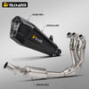 Triumph660 2021-2024 Full Section Motorcycle Exhaust System Modification Carbon Mufflers