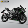 ZX-4R Motorcycle Exhaust System Modification Yoshimura Carbon Fiber Escape Muffler for Kawasak ZX-4R Stainless Steel Alloy