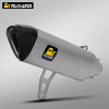 ZONTES 368G/E Motorcycle Exhaust System Full Section Modification with New AK Muffler for ZONTES 368G 368E