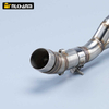 Stealth Exhaust System for Kawasak ER6N Versys 650 Z650 Ninja 650 Front Middle Connection Slip Sensor Link Pipe 2012-2019