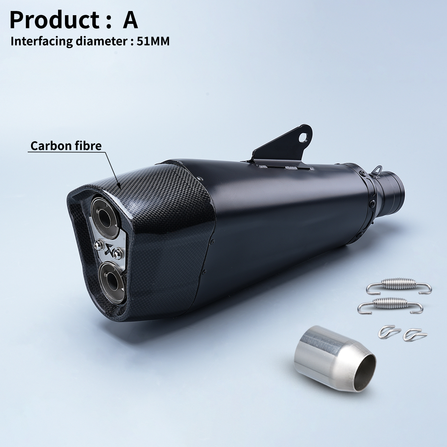 High Quality Racing Motorcycle Exhaust Silencer Original Fitment for R3 R25 TMax TMax560 TMax530 Z900 CBR250RR Ninja300