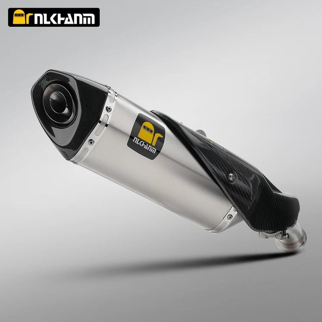 For CFMOTO 800NK Exhaust System Modification New AK Carbon Fiber Escape Muffler with DB Killer Boxed