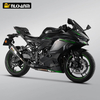 ZX-4R Motorcycle Exhaust System Modification AK Blade Carbon Fiber Escape Muffler for Kawasak ZX-4R Stainless Steel Alloy