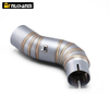 New Stainless Steel Exhaust Middle Section Link Pipe for CBR1000 2008-2012 Motorcycles Modified Motorcycle Exhaust