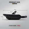 High Performance Stainless Steel Zard Double Hole Racing Exhaust Muffler New Condition Inline Slip for Zx4r and Zx4rr