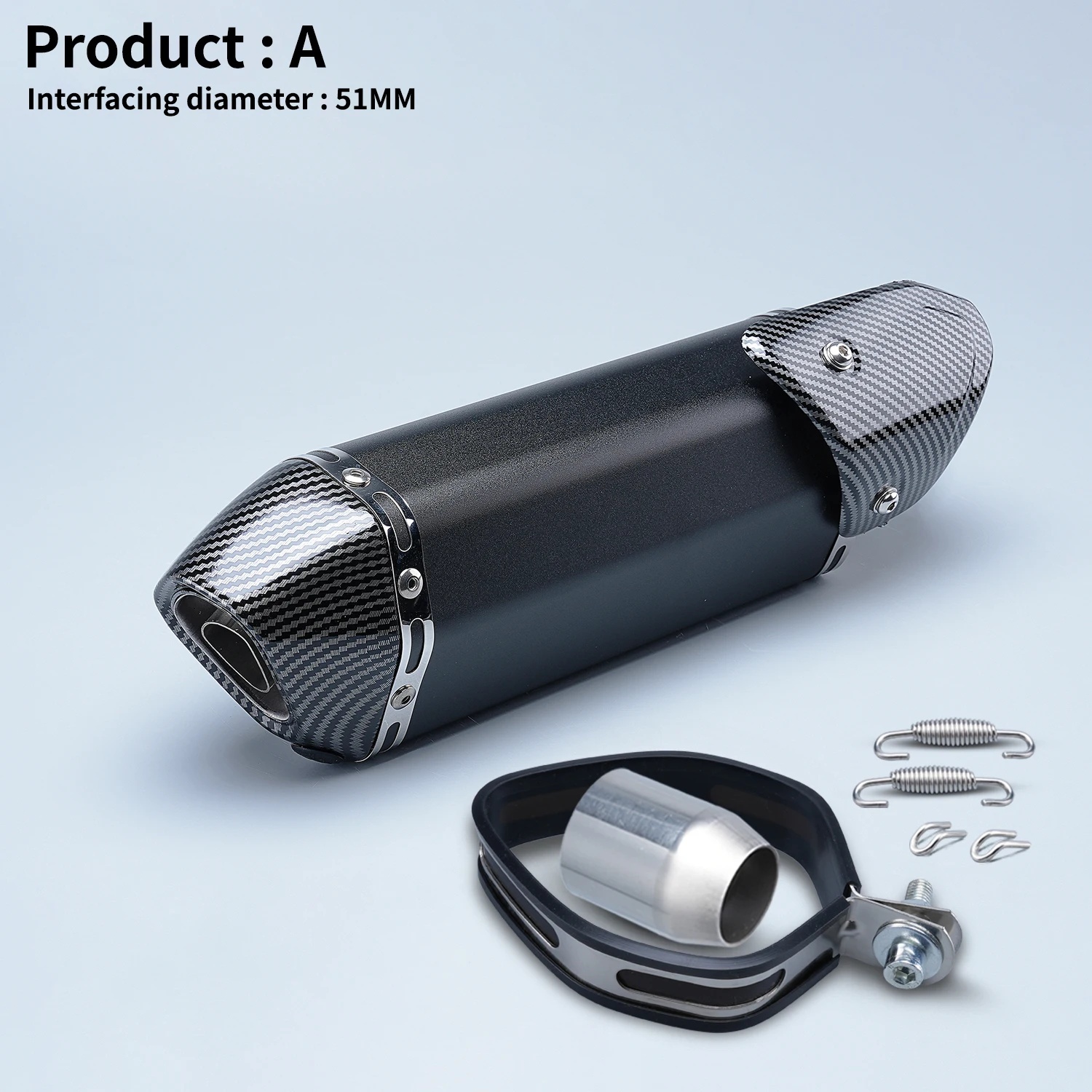 motorcycle exhaust pipe muffler 60mm