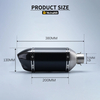 Universal Stainless Steel Motorcycle Exhaust System Modified AK Escape Muffler DB Killer for Z900 R1 GSX750 CBR650R New Boxed