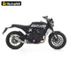 GAOKIN GK500 New Motorcycle Exhaust System Modification with Mid Pipe and Arrow Muffler
